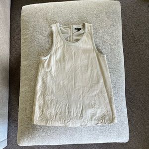 Theory leather top, size M